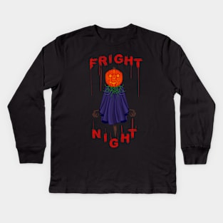 Fright Night Scarecrow Kids Long Sleeve T-Shirt